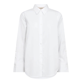 Mos Mosh Winola Cotton Twill Skjorte, Hvid